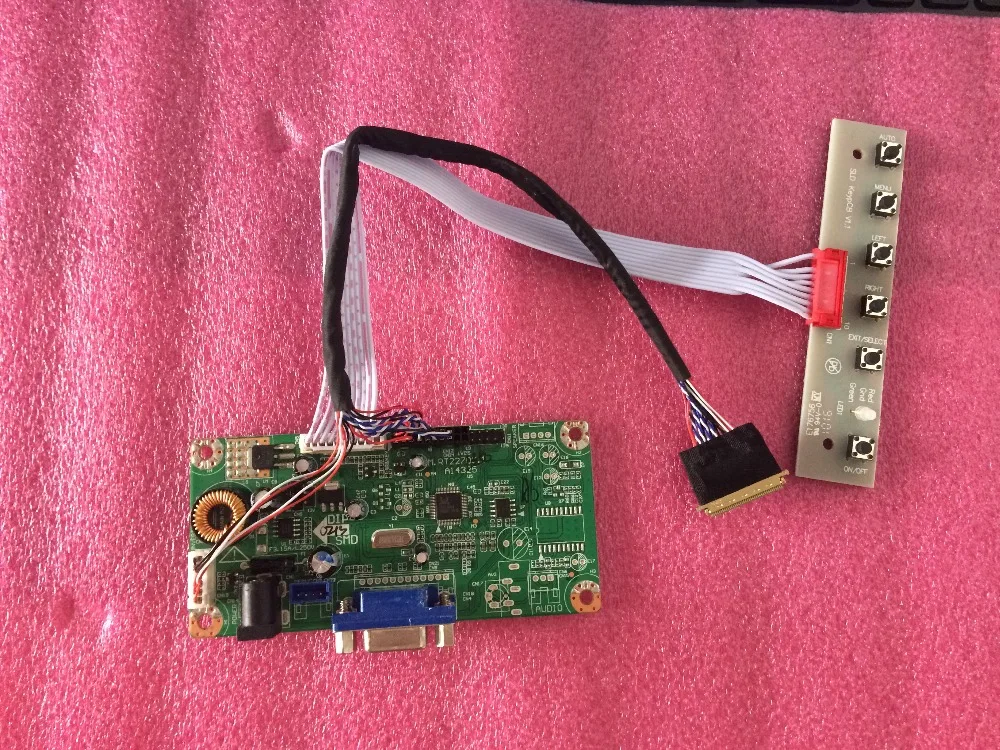 Плата контроллера VGA LCD M.RT2270 для детской модели B156XW04 V.0 LVDS 1366*768 тест панели ЖК