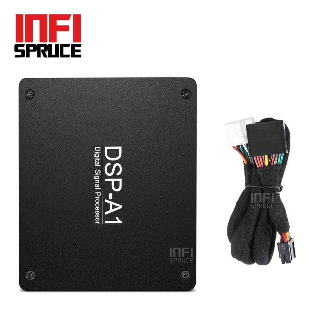 Infispruce усилитель звука для автомобиля DSP звук 12 V Авто Мощность USB MP3 DVD компакт диск