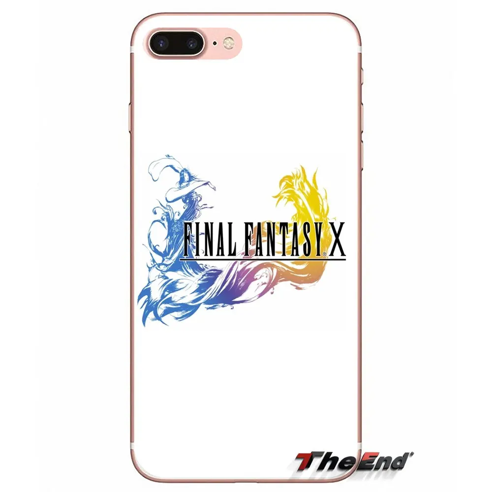 Аксессуары чехлы final fantasy logo для samsung Galaxy S2 S3 S4 S5 MINI S6 S7 edge S8 S9 Plus Note 2 3 4 5 8 Coque