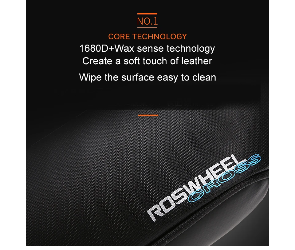 Roswheel, велосипедные сумки 1680D, нейлоновые, полностью водонепроницаемые, для велосипеда, верхняя труба, сумки для велоспорта, треугольные седельные сумки, аксессуары, крестовая серия