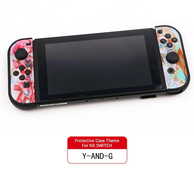 Пылезащитный Защитный чехол для консольный переключатель Nintendo контроллер текстурированная красный защитный чехол разделены Joy-Con Корпус оболочки