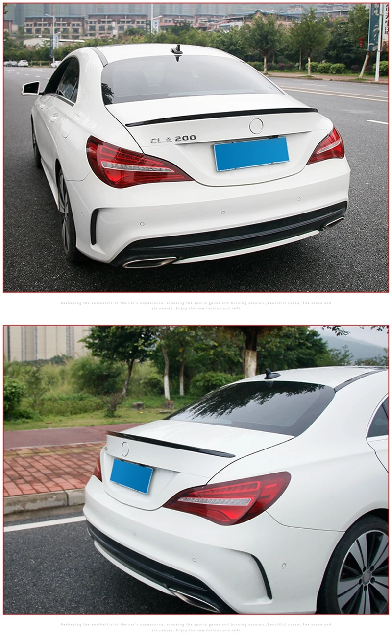Для Mercedes Benz CLA спойлер CLA45 W117 C117 задний багажник крылья спойлер 2013 CLA 200 250 260
