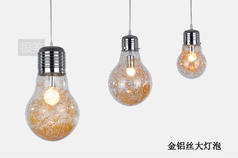 Винтажная подвесная потолочная лампа S Лофт в стиле ретро стеклянная люстра для