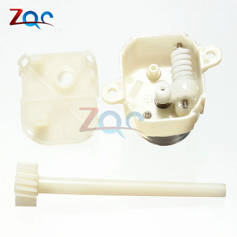 DC 6V 12V 8-16RPM длинный вал турбины червячный мотор-редуктор медленное снижение коробки передач AS
