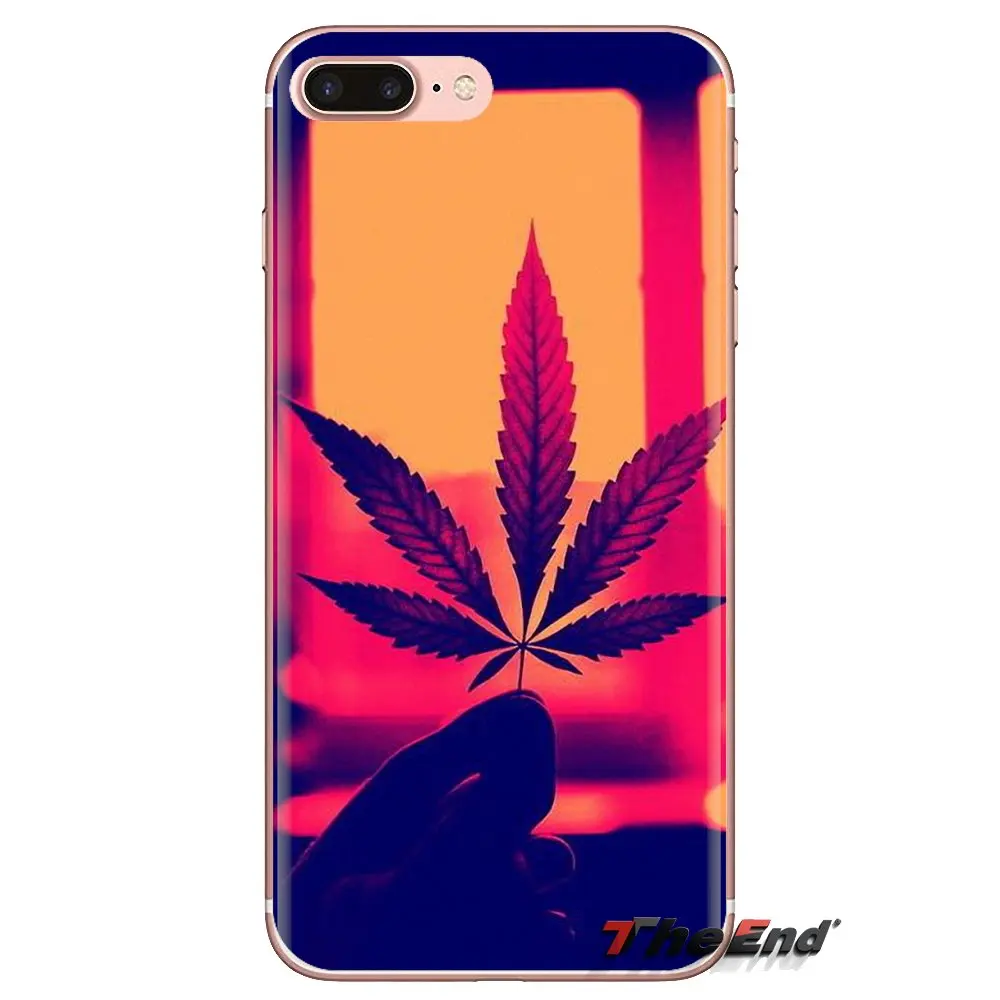 Smoke Weed Pot Leaf Attack Design For Oneplus 3T 5T 6T Nokia 2 3 5 6 8 9 230 3310 2.1 3.1 5.1 7 Plus 2017 2018 Silicone Bag Case |