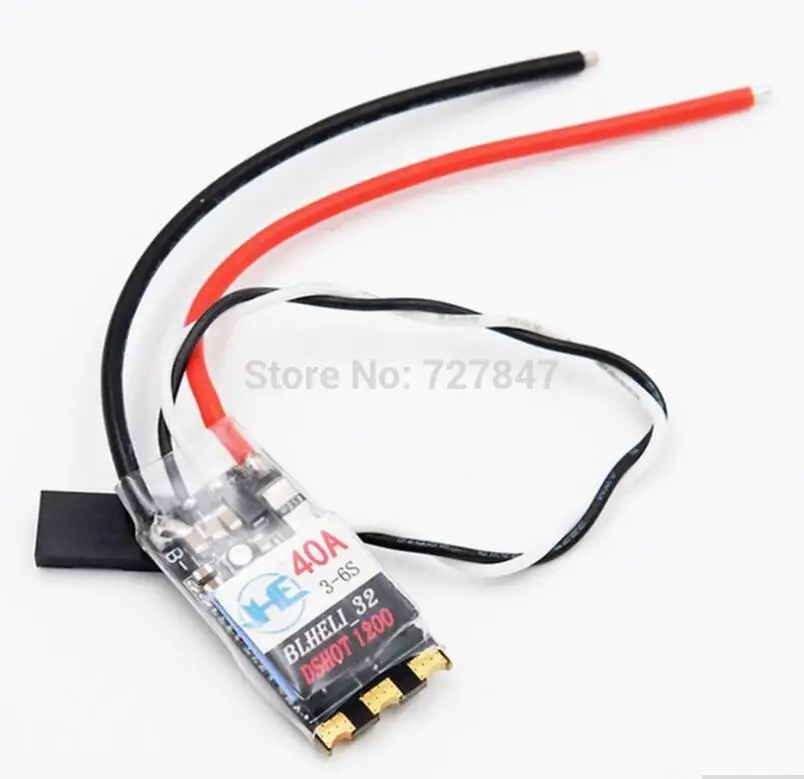 Новый 40A 3-6S Blheli 32 бесщеточный ESC Dshot1200 RGB LED для радиоуправляемых моделей