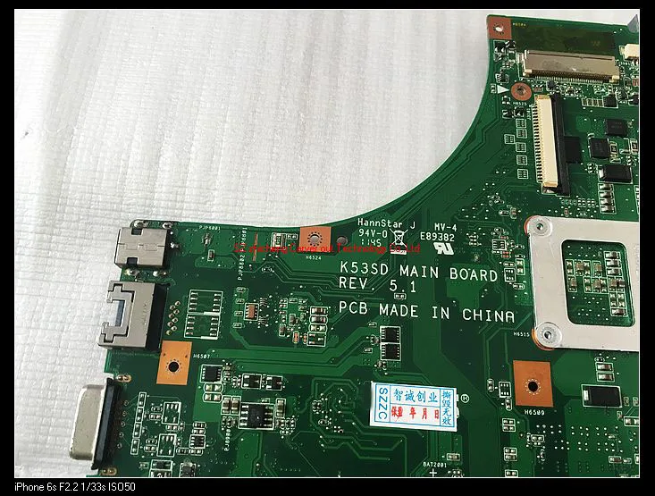 Материнская плата для ноутбука ASUS K53SD системная 5 1 HM65 DDR3 N13M GE1 S A1 Дискретная