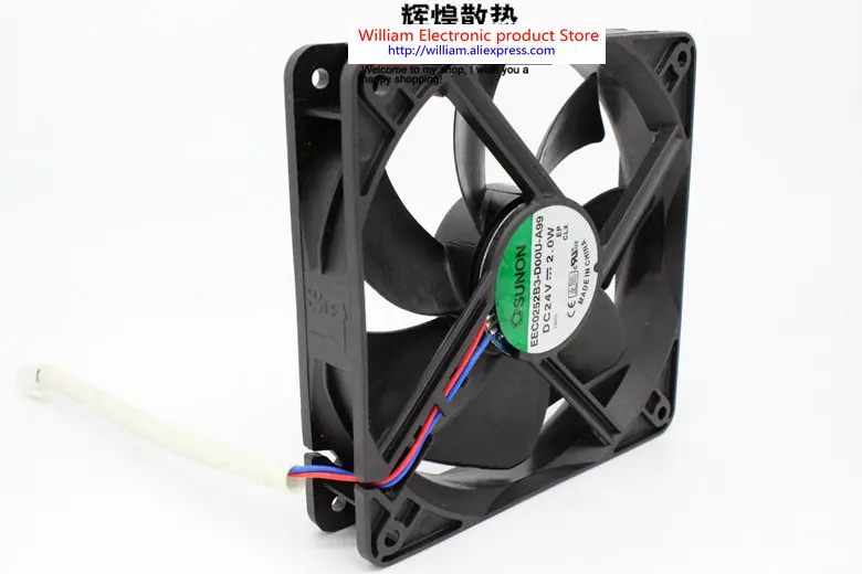 Новый оригинальный инверторный охлаждающий вентилятор для Sunon EEC0252B3 D00U A99 120*120*25