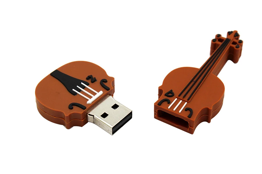 TEXT ME cartoon 64GB Милый музыкальный инструмент гитара скрипка Примечание USB флеш-накопитель 4GB 8GB 16GB 32GB Флешка USB 2,0 Usb флешка