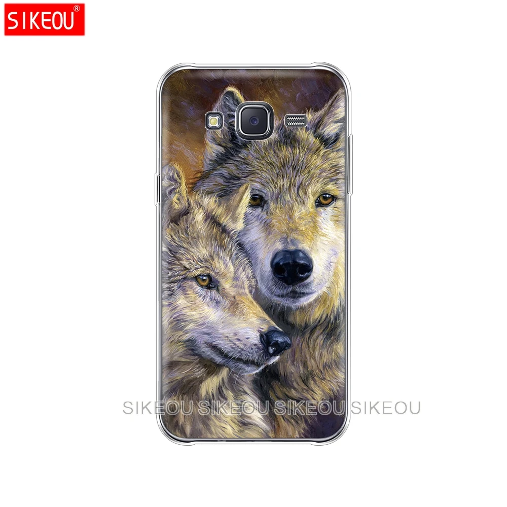 Силиконовый чехол для телефона Samsung Galaxy J1 J2 J3 J5 J7 MINI 2016 2015 prime cat wolf animal|Бамперы| |