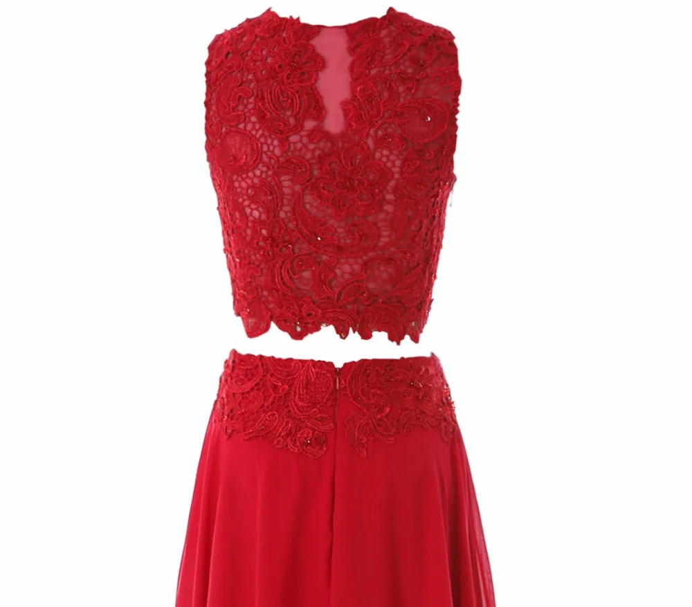 Шифоновое платье трапециевидной формы с круглым вырезом длинное