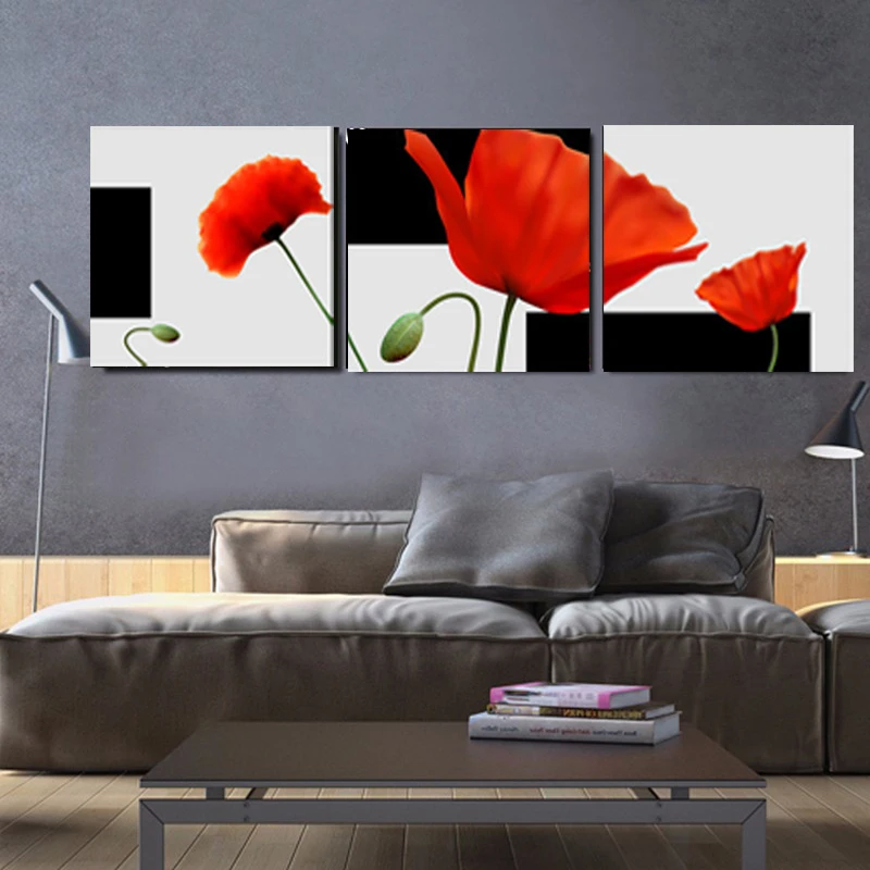 Без рамки 3 панели холст картина маслом печать на холсте домашний декор Настенная