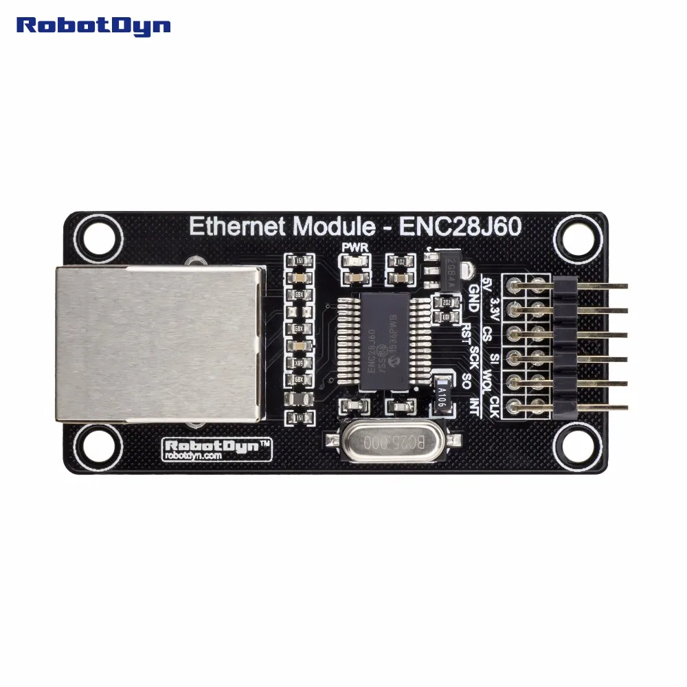 Сетевой модуль локальной сети ENC28J60 для Arduino с логикой 3 В/5 В | Электронные