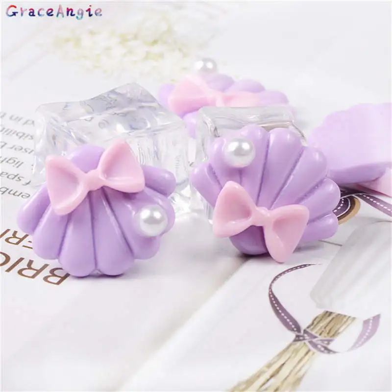 Подвески GraceAngie с жемчугом и ракушками из смолы 20 шт./лот кабошон аксессуары для