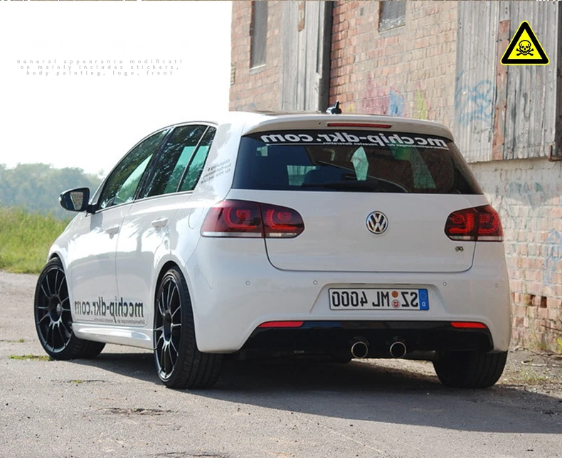Чехол для автомобиля для VW Golf 6 Golf6 MK6 R20 Golf 6 задний фонарь светодиодный задний фонарь DRL противотуманная фара Задняя Крышка багажника