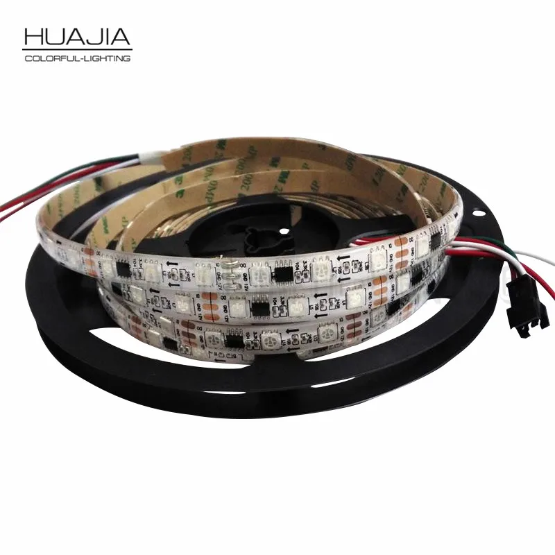 5 м WS2811 водонепроницаемый IP65 белый черный pcb DC12V открытый полосы света SMD5050 60