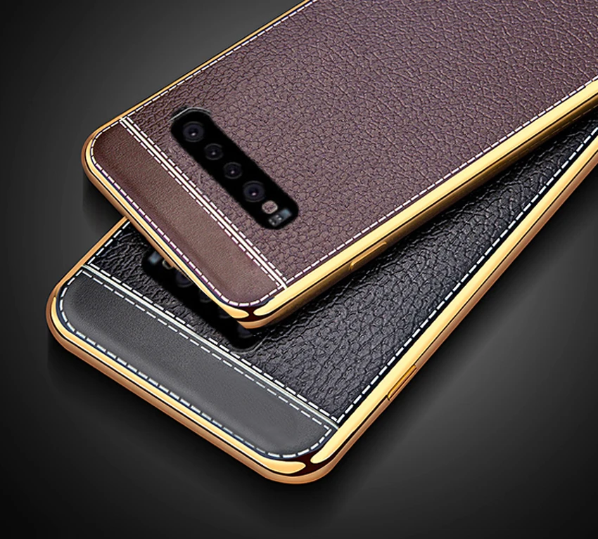 Для Samsung Galaxy S8 S9 S10 Plus S6 S7 edge силиконовая Мягкая термополиуретановая крышка-чехол для Galaxy S10E покрытие бампер кожаный чехол для телефона