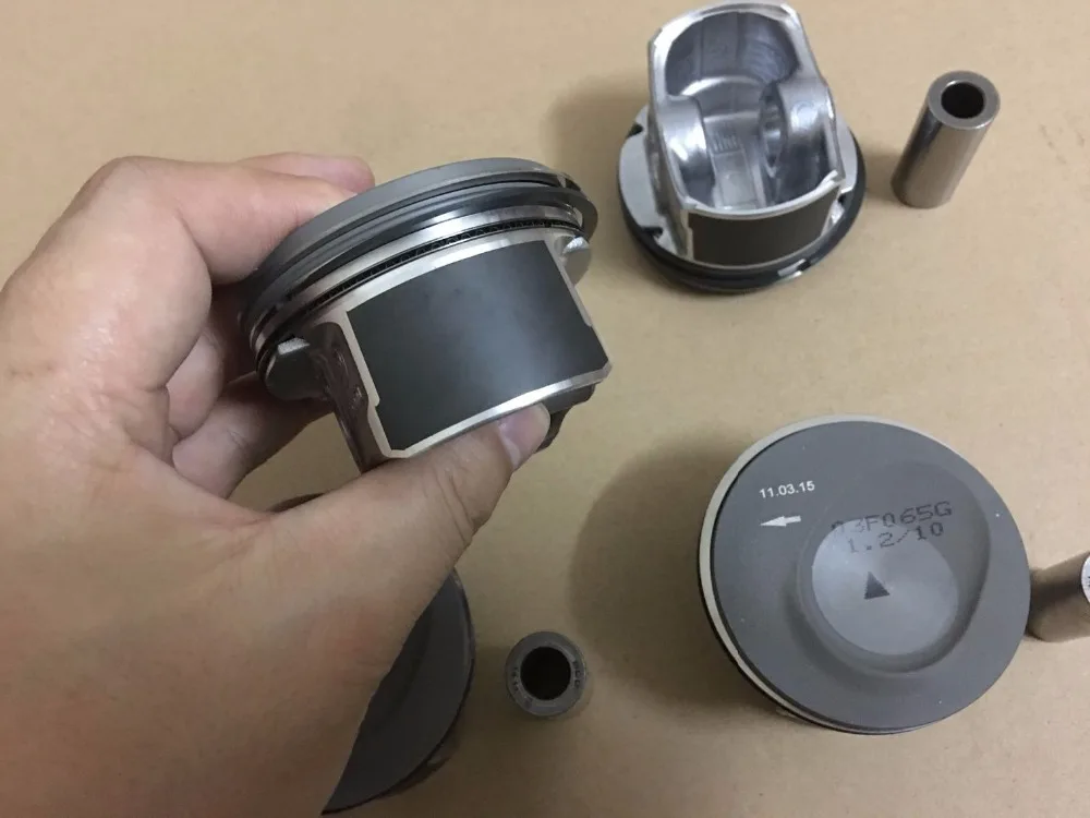 Поршень 03F107065A 03F107065F 03F107065G для Audi VW 1 2 Tsi CBZA CBZB|Клапаны и детали| |