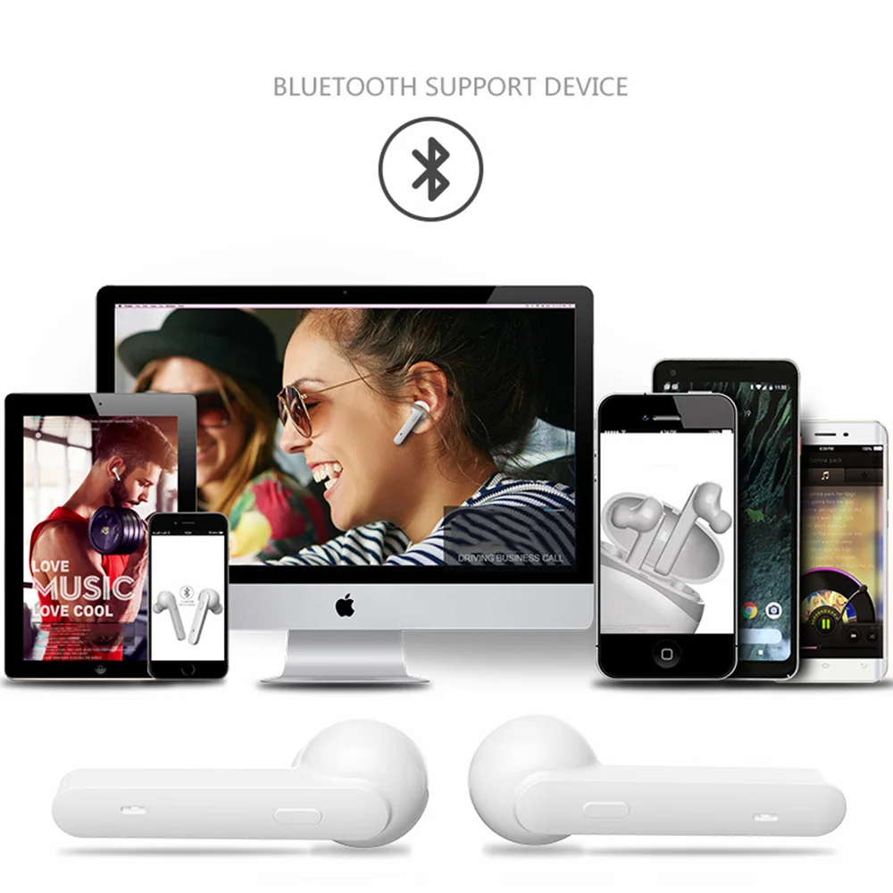 Мини Беспроводной Bluetooth наушники 5 0 Hi Fi Stereoin вкладыши Наушники с микрофонами IPX4