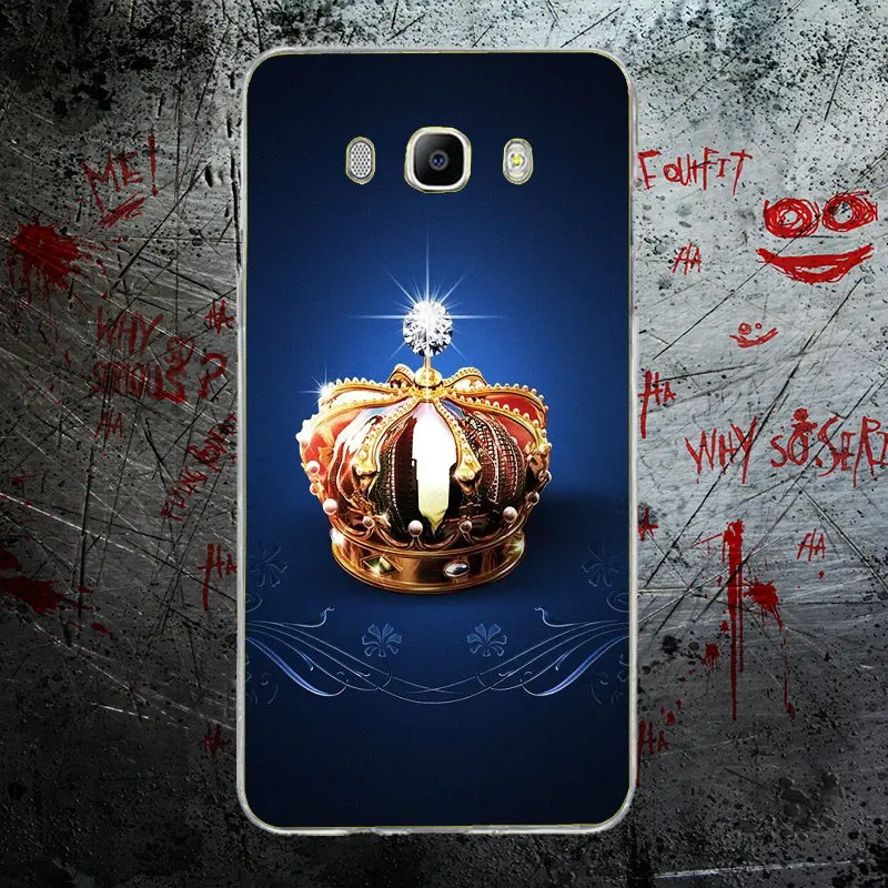 Picture 5 Мягкие силиконовые чехлы для телефона из ТПУ для Samsung Galaxy A3 A5 A7 J5 J7 J3 J1 J2 Coque основа queen Корона короля принцессы - Цвет: Picture 5
