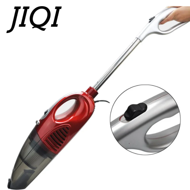 

JIQI Rod Vacuum Cleaner Handheld Dry Suction Sweeper Handheld Bed Mites Catcher Home Auto Car Dust Collector Aspirator Brush EU