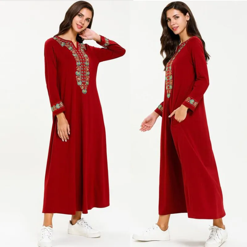 Абая для женщин Кафтан абайя Турция Ислам Мусульманское Платье Jilbab Caftan Elbise Ramadan
