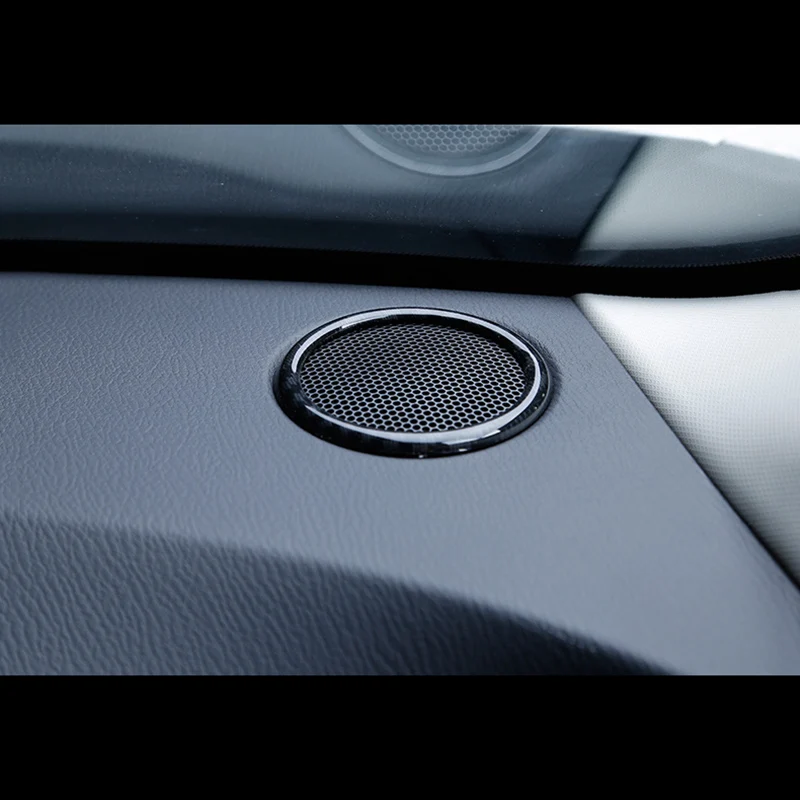 Для Mazda 2 Demio DL Sedan DJ хэтчбек-17 динамик ABS аудио кольцо Крышка передняя столб звуковая рамка стикер отделка