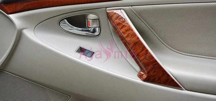 Аксессуары для Toyota Camry 2006 2011 внутренний Деревянный Цветной дверной держатель