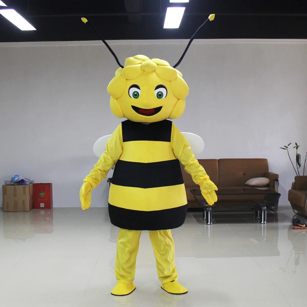 Высокое качество Майя пчела масок костюм талисмана с бесплатной доставкой|mascot