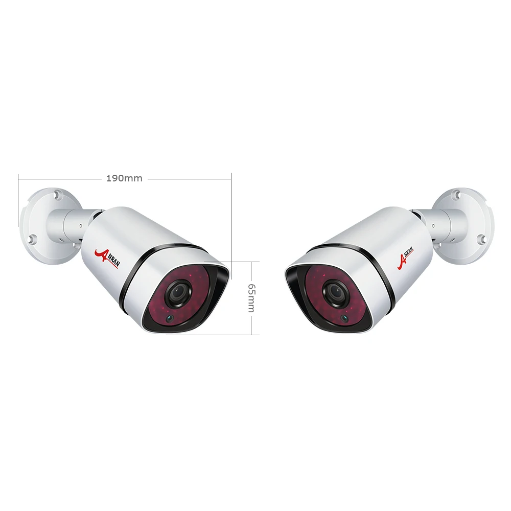 ANRAN Security POE IP Камера 5MP HD H.265 сети видео Камеры Скрытого видеонаблюдения Ночное