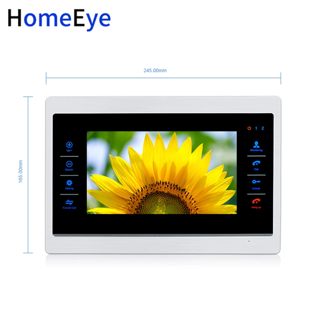Дверной видеодомофон 7 дюймов домофон с датчиком движения голосовым сообщением
