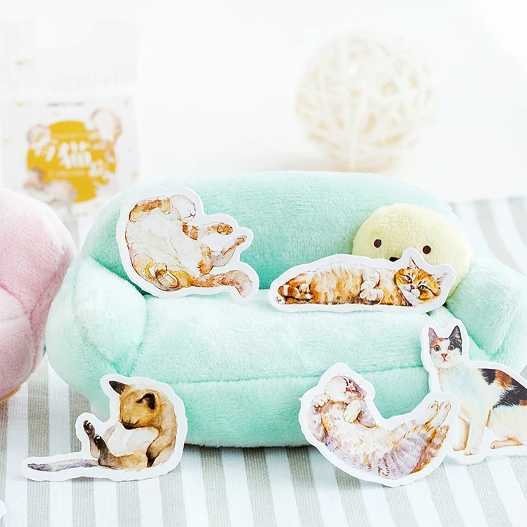 45 шт./упак. милые наклейки для домашних животных Kawaii скрапбукинга Diy дневник