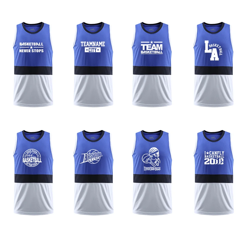 Мужские и женские баскетбольные майки без рукавов комплекты командный