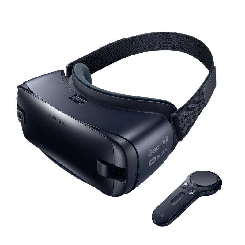 Gear VR 4.0 3D Glasses VR 3D Box for Samsung Galaxy S9 S9Plus S8 S8+ Note7 Note 5 S7 etc Smartphones with Bluetooth Controller