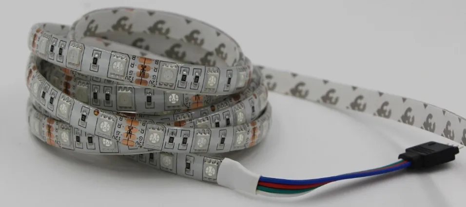 1-5 м супер яркий 5050 SMD RGB светодиодный светильник 60 светодиодов/м DC 12 В гибкая светодиодная лента светильник не/Ip65 водонепроницаемая домашняя лента