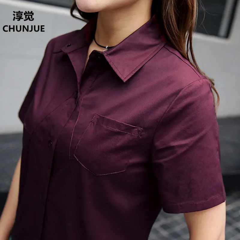 Большие размеры 5XL Женские топы и блузки 2019 мода Blusa офисная с коротким рукавом