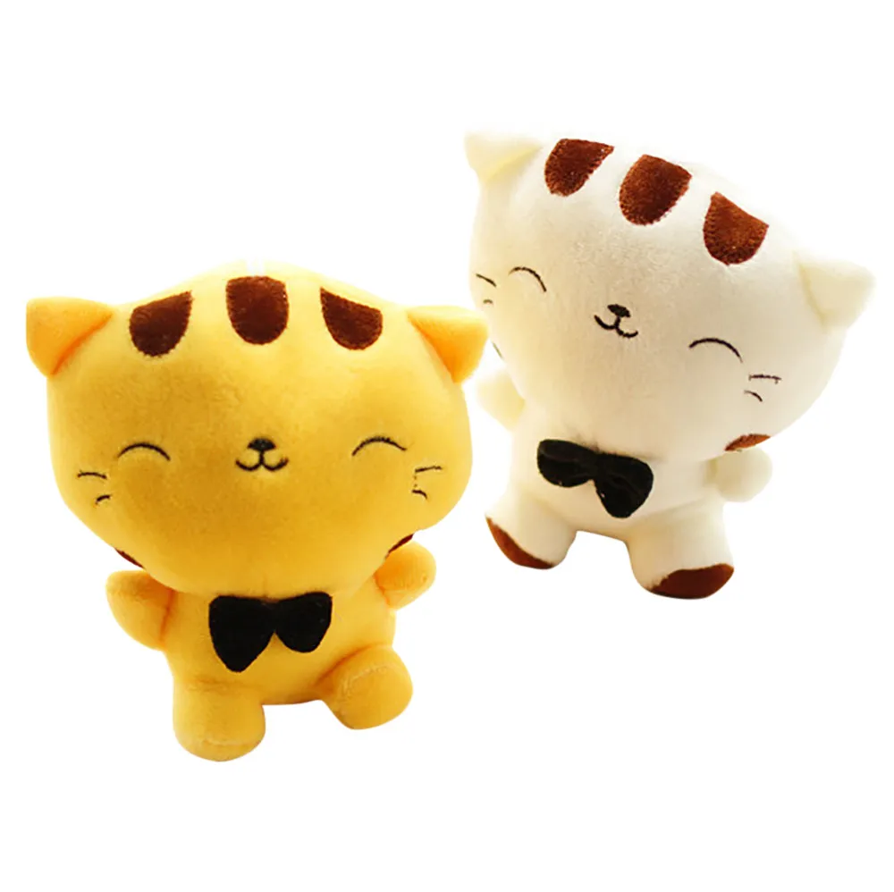 Мягкая игрушка в виде животного милая плюшевая кукла милый котенок кавайная