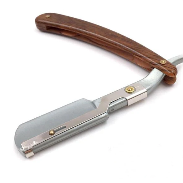 Деревянная цветная акриловая ручка складная бритвенная Безопасная бритва для