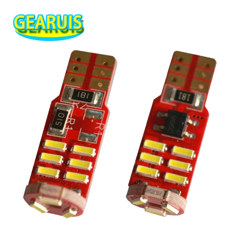 100 шт. T10 Canbus 160MA неполярный 15SMD 501 4014 SMD чип Led авто внутренняя Лицензия Пластина