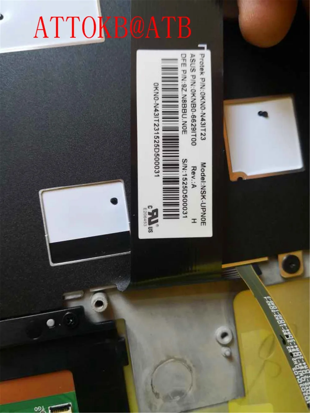 Новая стандартная клавиатура для ноутбука ASUS N750 N750JK N750JV ITALY whitelight с крышкой C