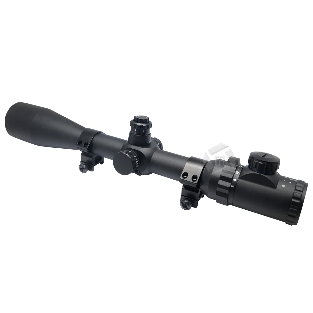 Mcoplus 6 24x50 мм 1/8MOA ИК красный зеленый и синий светящаяся оптика огонь охотничий