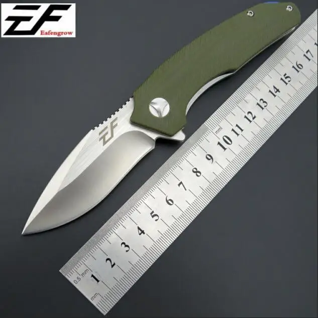 A2 Eafengrow EF80 58-60HRC D2 лезвие G10 ручка складной нож инструмент для выживания кемпинга охотничий карманный нож тактический edc Открытый инструмент - Цвет: A2