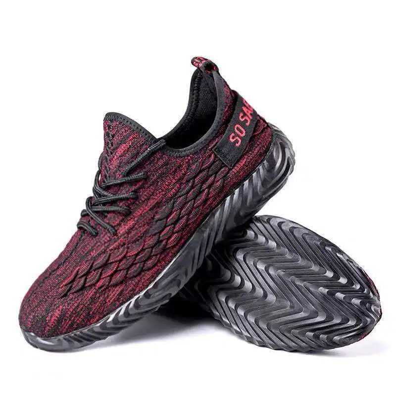 2019 Summer Steel Toe Cap Men Safety Shoes Classic Fashion Gym Protection Boots Non-slip Breathable Men's Work | Обувь