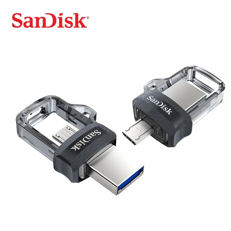 Sandisk Mini USB 3,0 двойной OTG USB флеш-накопитель 16 ГБ 32 ГБ 64 ГБ 128 ГБ флеш-накопители USB3.0 высокая скорость для Android телефона