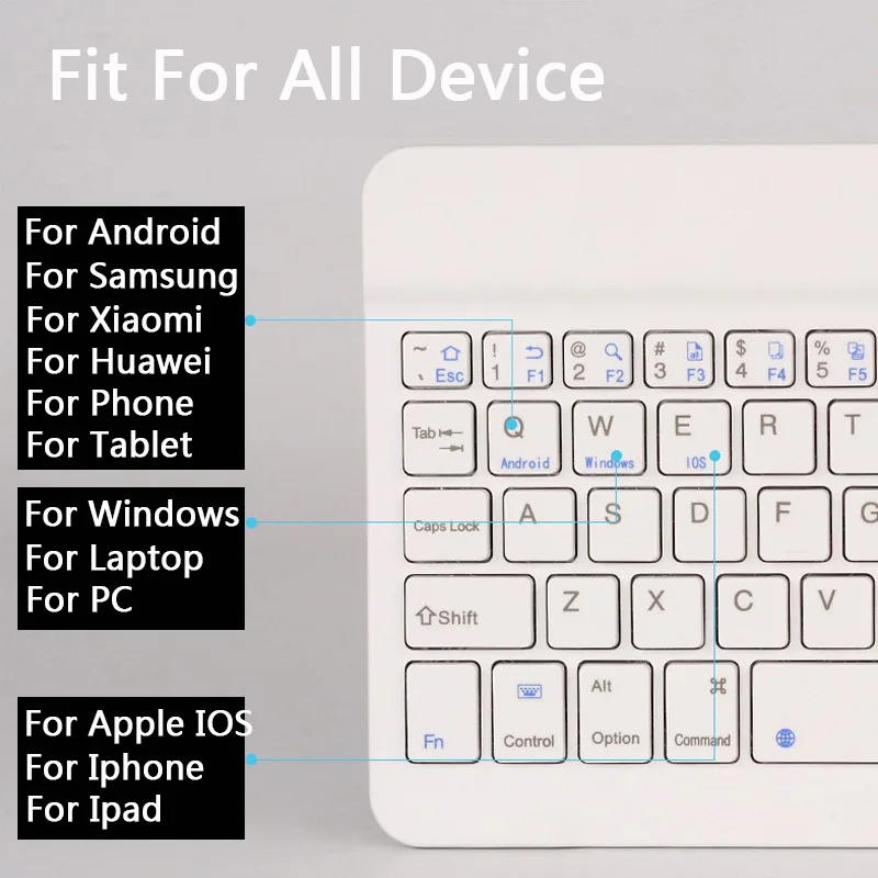 Мини-клавиатура беспроводная клавиатура Беспроводная Bluetooth клавиатура для Ipad Android планшетный ПК для Iphone мобильный телефон Windows ноутбук