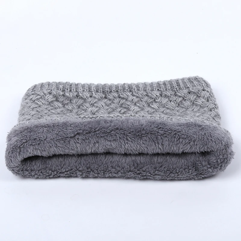 Лидер продаж 2018 однотонная Шерстяная Вязаная Шапка-бини шарф комплект из 2