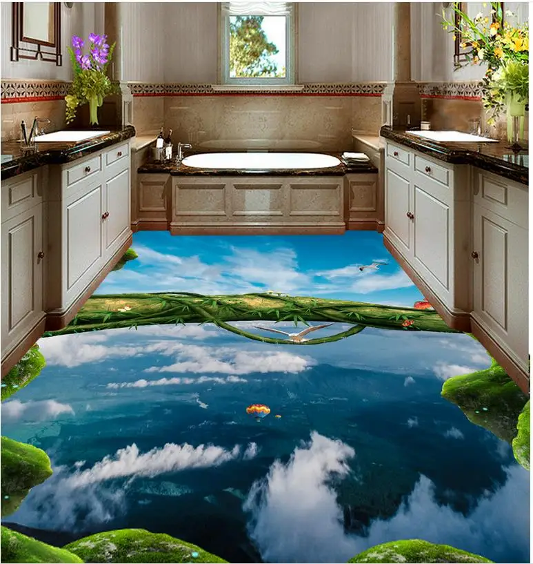 Самоклеящиеся обои из ПВХ 3d для украшения дома деревянная подвеска в виде неба