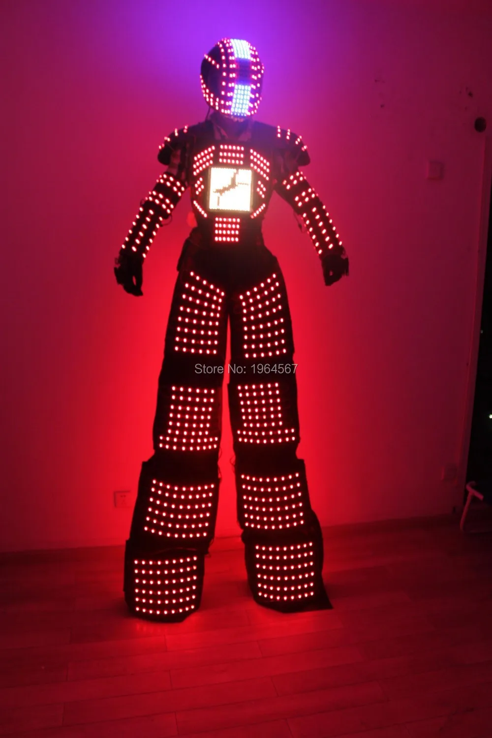 Hi-Tech Digital LED Robot costumes/LED Suit / clothing for Party DJ Culb | Лампы и освещение