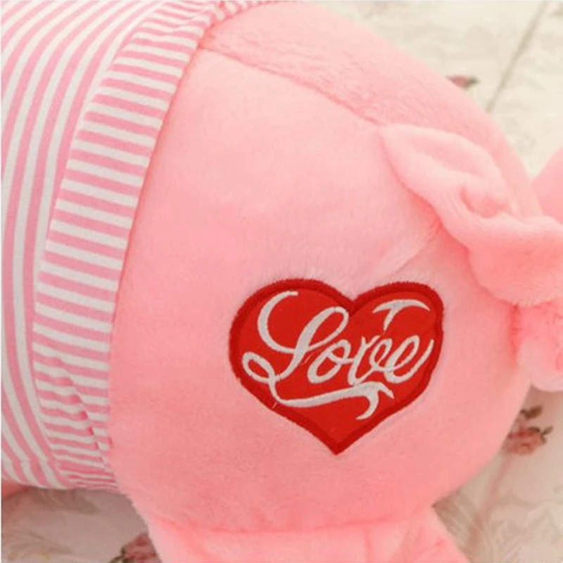 

Dorimytrader Cuddly Soft Lying Anime Pig Plush Toy Stuffed Cartoon Fat Piggy Pillow Doll Valentine's Day Present Girl Gift 105cm
