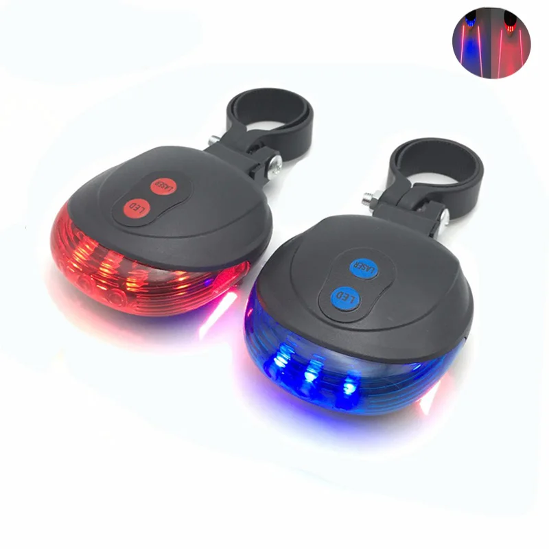 

Задний светодиодный фонарь для велосипеда, предупреждающий Ночной свет и батарея, 10 светодиодов + 2 светодиодный А, 5 светодиода